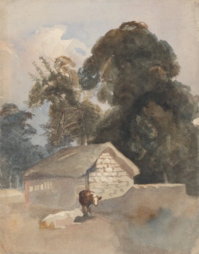 Paysage avec vaches et grange - Peter de Wint
